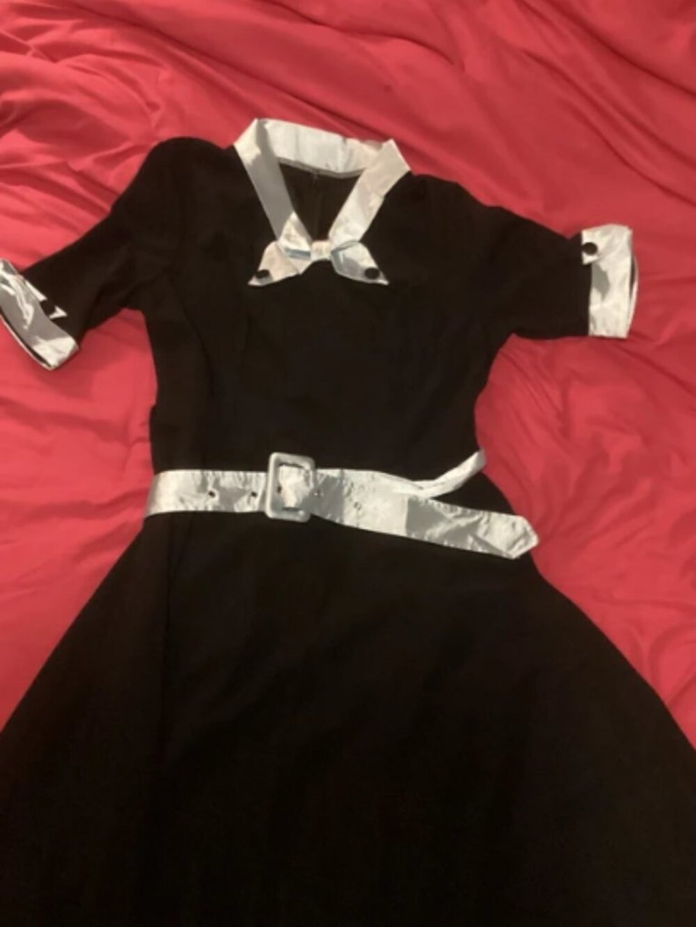 1950s black and light blue color